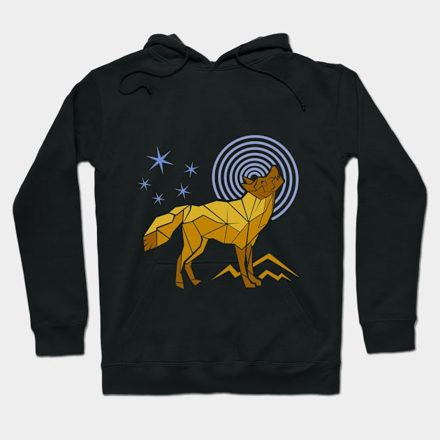 Origami Wolf Hoodie by Fox1999